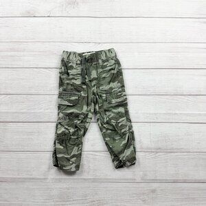 Old Navy Toddler Boys Camo Cargo Pants Straight Pull On 18-24 Months